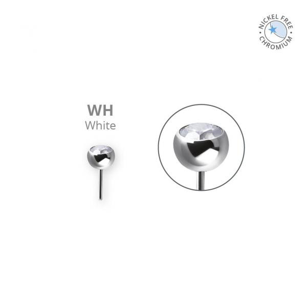 CoCr PVD TITANIUM THREADLESS BALL SET W. PREMIUM ZIRCONIA