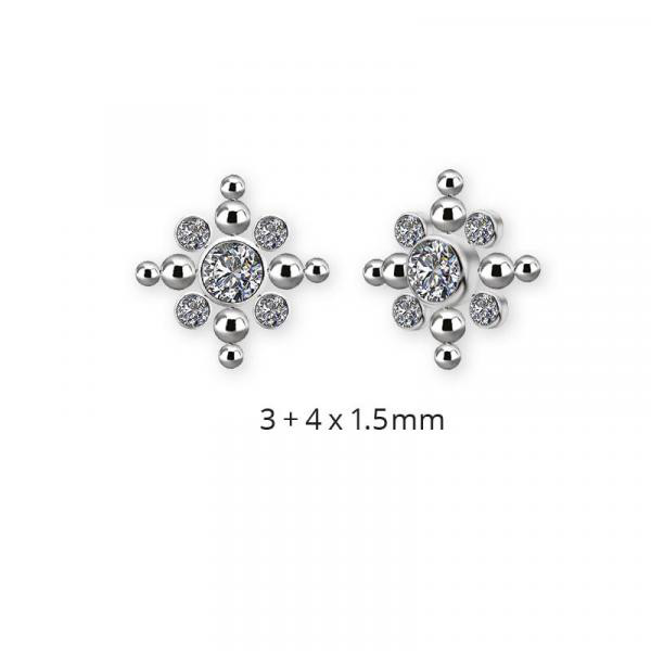 TITANIUM CLUSTER INTERNAL MICRO ATTACHMENT SET W. PREMIUM ZIRCONIA