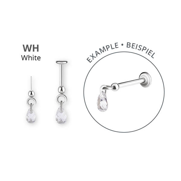 TITANIUM THREADLESS HIDDEN HELIX DANGLE ATTACHMENTS