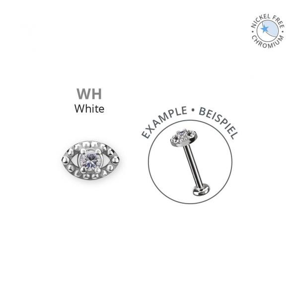 CoCr NF THREADLESS EYE ATTACHMENT SET W. PREMIUM ZIRCONIA