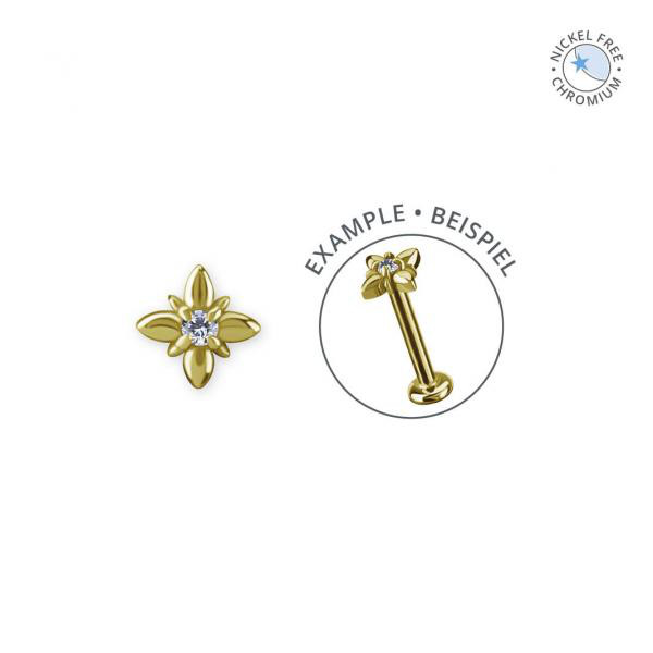 18K GOLD PVD CoCr NF INTERNAL MICRO ATTACHMENT SET W. PREMIUM ZIRCONIA