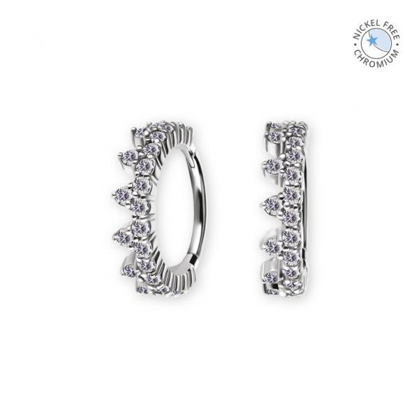 CoCr NF TRINITY HINGED RING SET W.PREMIUM ZIRCONIA