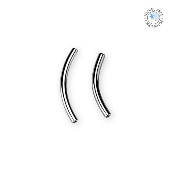 CoCr PVD TITANIUM INTERNAL BANANA BARBELL PINS