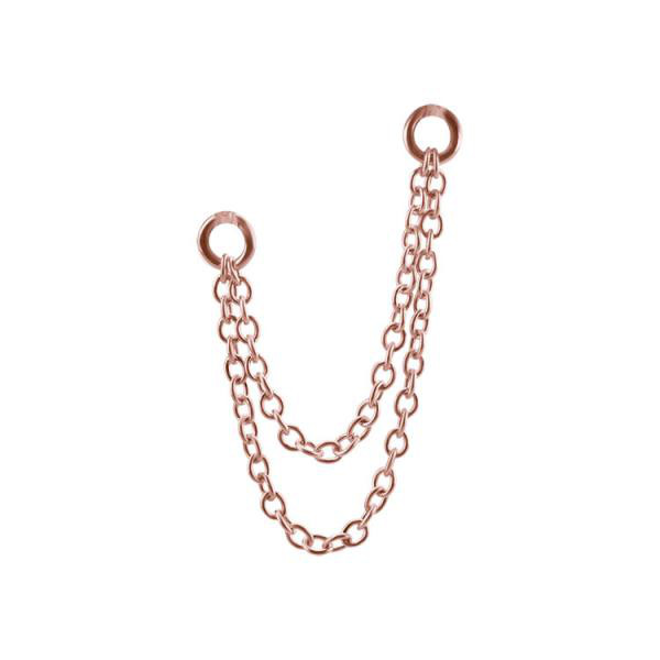 ROSE GOLD PVD SS316L CONNECTING CHAINS FOR SBCR05RG