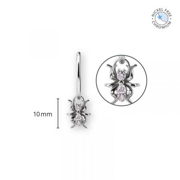 CoCr NF ANT CHARMS FOR HINGED RINGS SET W.PREMIUM ZIRCONIA