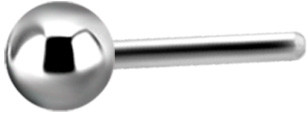 TITANIUM THREADLESS 2,5MM BALL ATTACHMENT