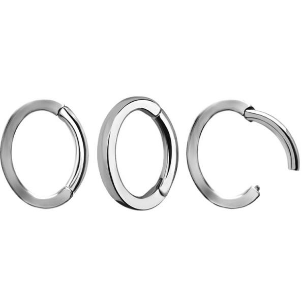 SS316L ROOK OVAL HINGED SEGMENT RINGS (SQUARE PROFILE)