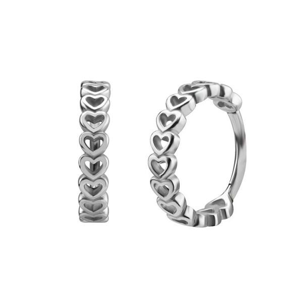 SS316L HINGED RING (HEARTS)