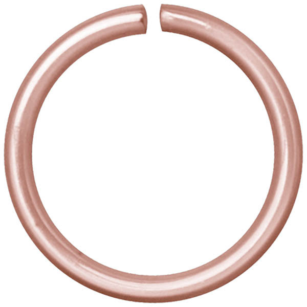 ROSE GOLD PVD SS316L CONTINUOUS RING