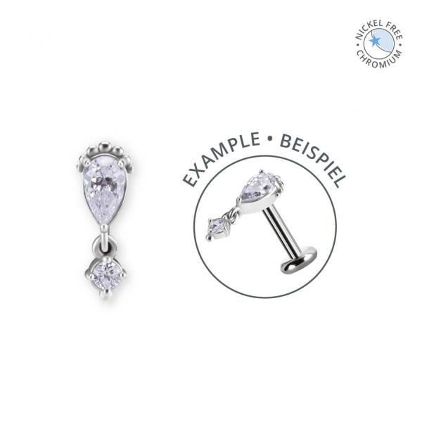 CoCr NF THREADLESS ATTACHMENT SET W. PREMIUM ZIRCONIA