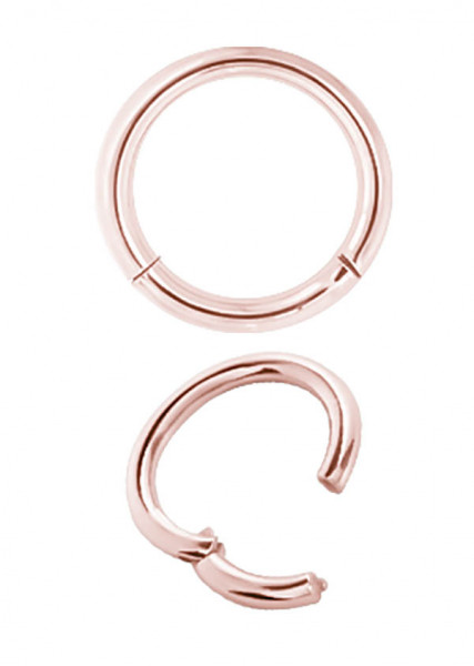 ROSE GOLD PVD TITANIUM HINGED SEGMENT RING