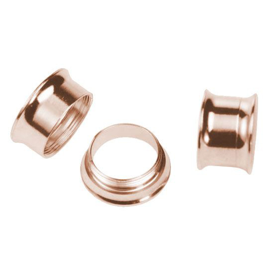 ROSE GOLD PVD SS316LINTERNAL DOUBLE FLARED EYELET