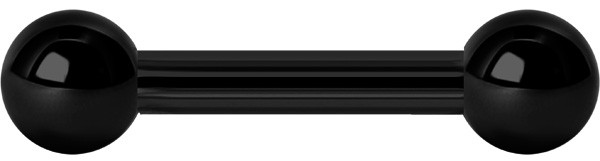 BLACK PVD TITANIUM BARBELLS