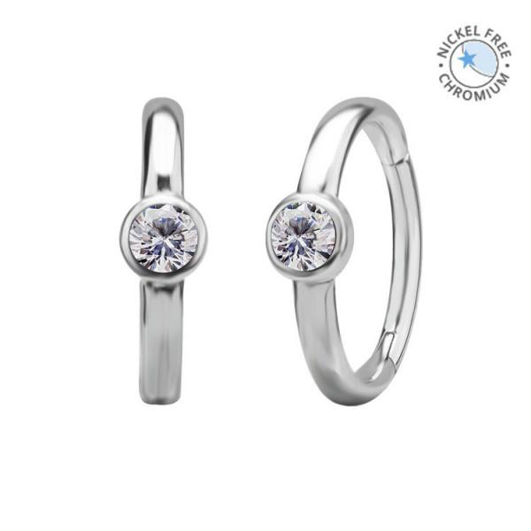 CoCr NF HINGED SEGMENT RING FLASH SET W. PREMIUM ZIRCONIA