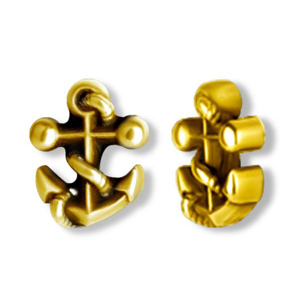 24K GOLD PVD SS316L MICRO ATTACHMENT (ANCHOR)