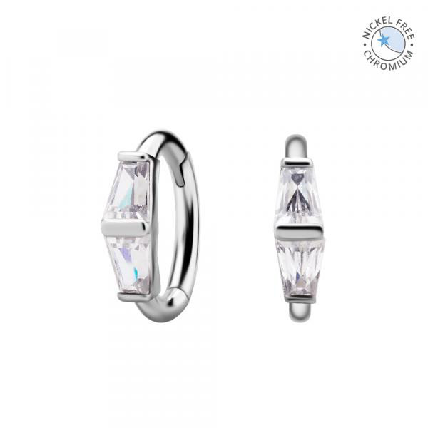 CoCr NF ROOK OVAL HINGED CLICKERS SET W. PREMIUM ZIRCONIA