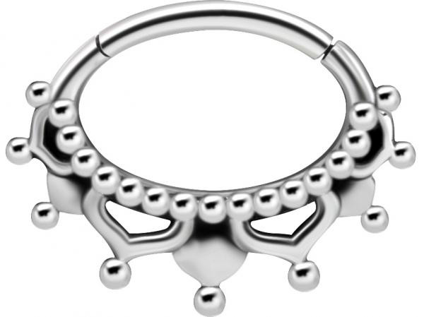 SS316L HINGED SEPTUM AND DAITH CLICKER