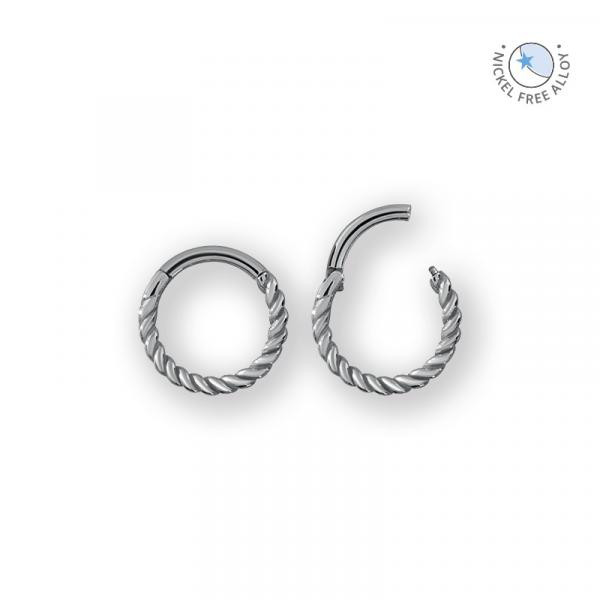 CoCr NF HINGED RING (TWISTED ROPE)