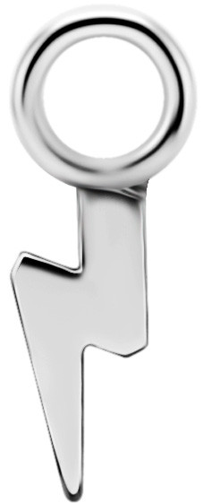 TITANIUM CHARM FOR HINGED RINGS (FLASH)