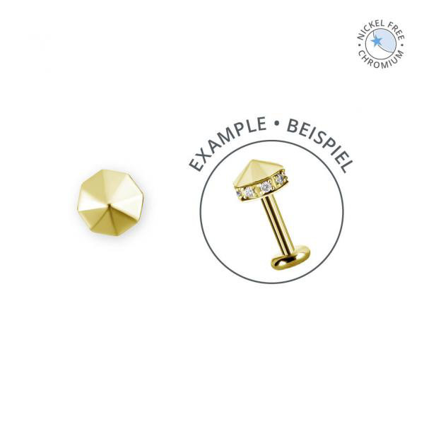 18K GOLD PVD CoCr NF INTERNAL MICRO ATTACHMENT SET W. PREMIUM ZIRCONIA