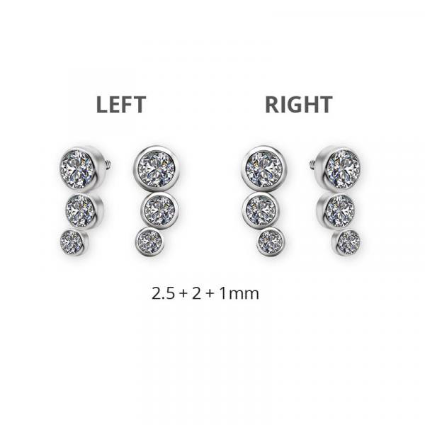 TITANIUM CLUSTER INTERNAL MICRO ATTACHMENT SET W. PREMIUM ZIRCONIA