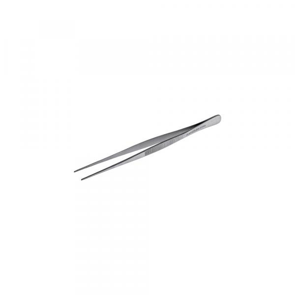 STRAIGHT FINE POINT, STAINLESS STEEL TWEEZERS (NO LOCK) 4.5"(11CM)