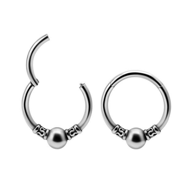 SS316L ETHNIC HINGED CLICKERS