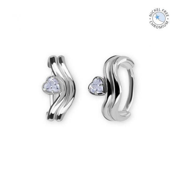 CoCr NF HEART HINGED SEGMENT RING SET W. PREMIUM ZIRCONIA