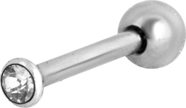 SS316L JEWELLED CONCH NANO STUDS SET W. PREMIUM CRYSTAL