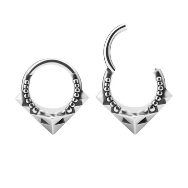 SS316L HINGED TRIBAL CLICKER