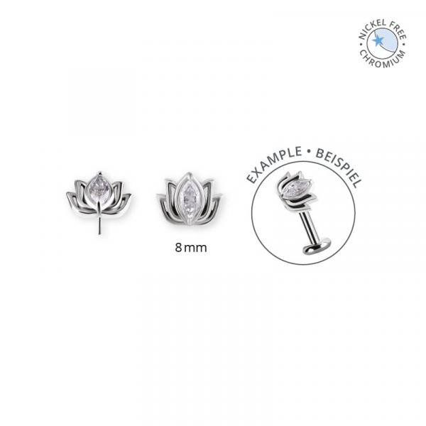 CoCr NF THREADLESS LOTUS ATTACHMENT SET W. PREMIUM ZIRCONIA