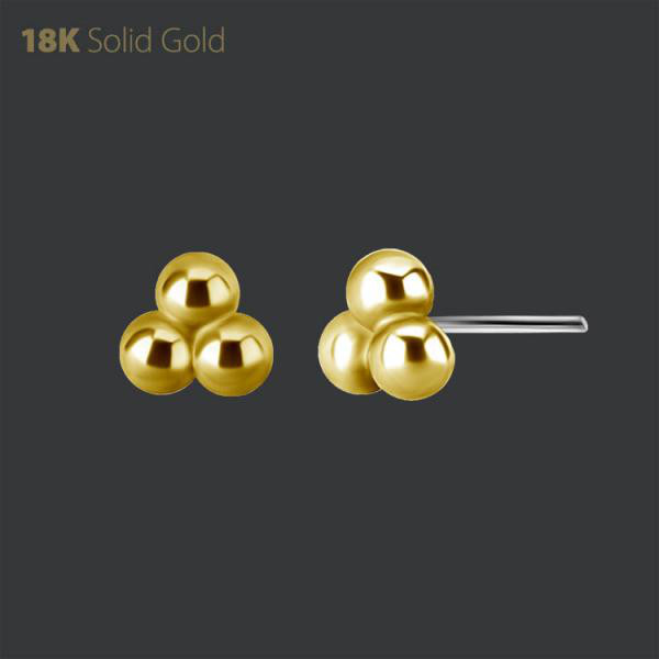 18K GOLD THREADLESS TRINITY ATTACHMENT