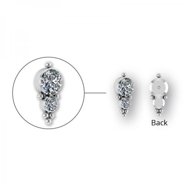 TITANIUM CLUSTER INTERNAL MICRO ATTACHMENT SET W. PREMIUM ZIRCONIA