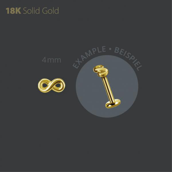 18K GOLD THREADLESS INFINITY ATTACHEMENT (0.5TL SYSTEM)