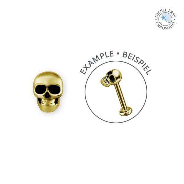 18K GOLD PVD CoCr NF INTERNAL MICRO SKULL ATTACHMENT