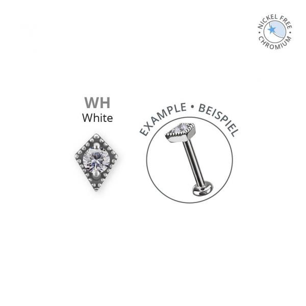 CoCr NF THREADLESS KITE ATTACHMENT SET W. PREMIUM ZIRCONIA