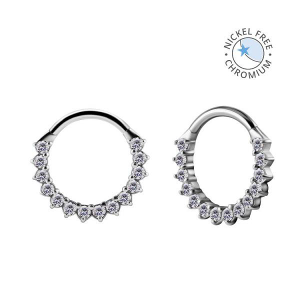 CoCr NF FRONT FACING HINGED CLICKERS SET W.PREMIUM ZIRCONIA