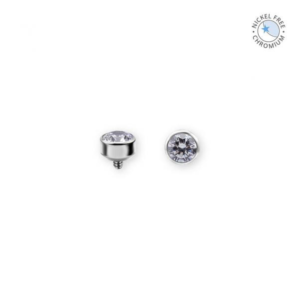 CoCr PVD TIT. DISC FOR INT. THREADED BANANA SET W. PREMIUM ZIRCONIA