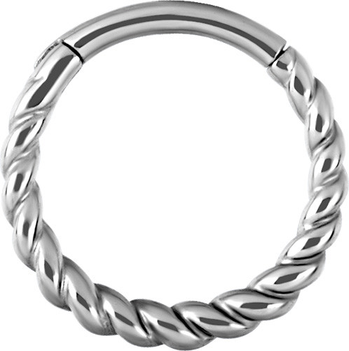 SS316L HINGED RING (THICK TWISTED WIRE)