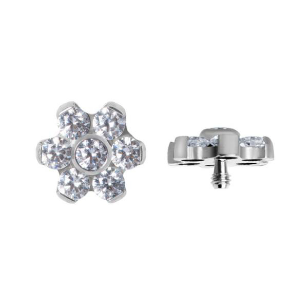TITANIUM INTERNAL ATTACHMENT FLOWER SET W. PREMIUM ZIRCONIA