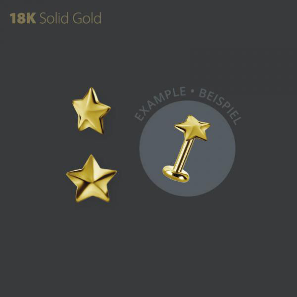 18K GOLD STAR MICRO ATTACHMENT