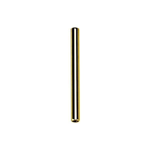 24K GOLD PVD TITANIUM THREADLESS BARBELL PINS