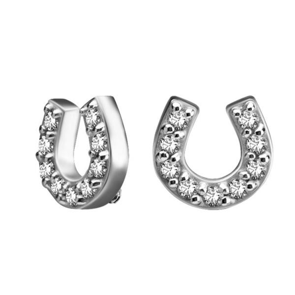 SS316L MICRO HORSESHOE ATTACHMENT SET W. PREMIUM ZIRCONIA