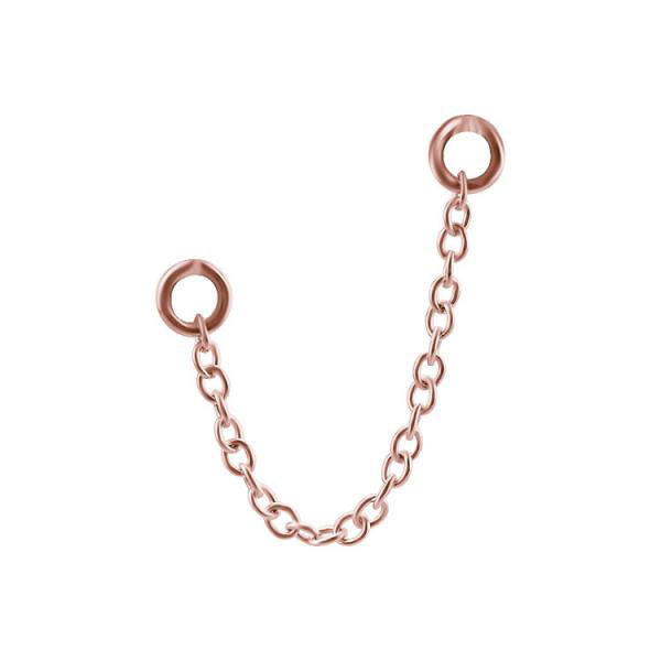 SS316L ROSE GOLD PVD CONNECTING CHAINS FOR SBCR05RG