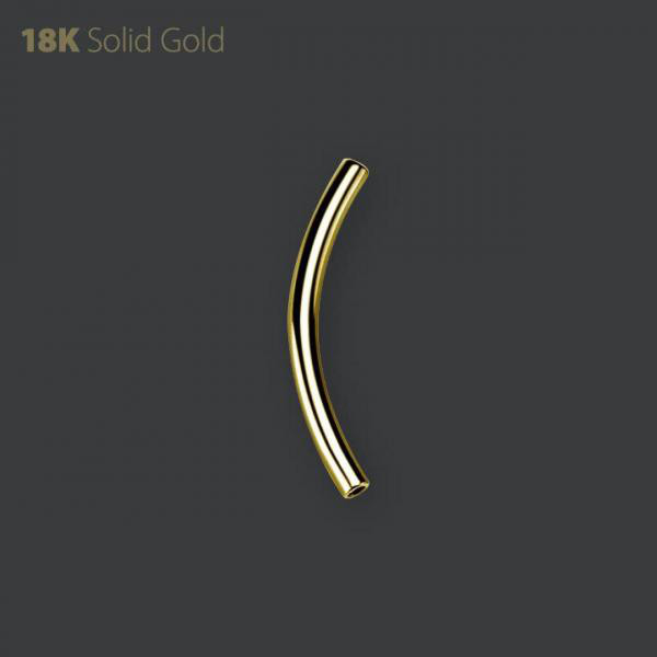 18K GOLD INTERNAL BANANA PIN