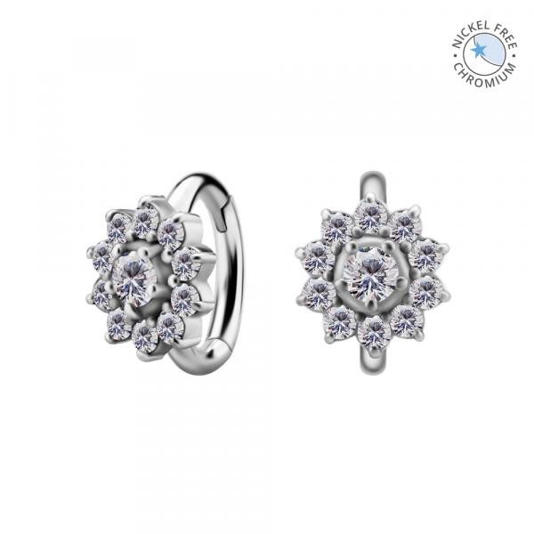 CoCr NF ROOK OVAL HINGED CLICKERS SET W. PREMIUM ZIRCONIA