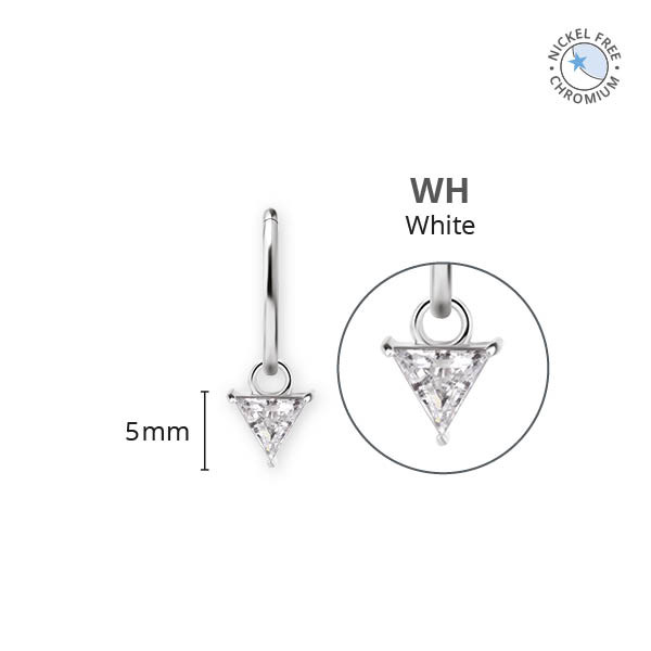CoCr NF TRIANGLE CHARMS FOR HINGED SEGMENT RINGS