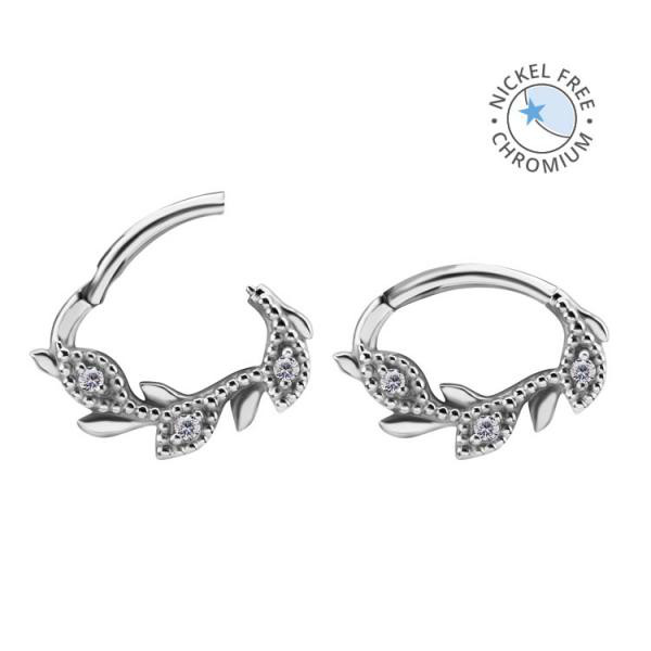 CoCr NF SEPTUM/DAITH CLICKER SET W. PREMIUM ZIRCONIA (LAUREL)