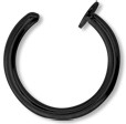 BLACK PVD SS316L OPEN NOSERING