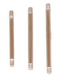 ROSE GOLD PVD SS316L BARBELL PINS